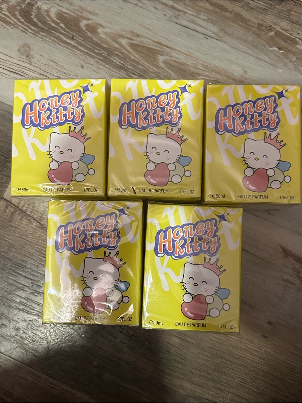 Hello Kitty Perfume HONEY Kitty Yellow Citric Fragrance Perfume 50ml